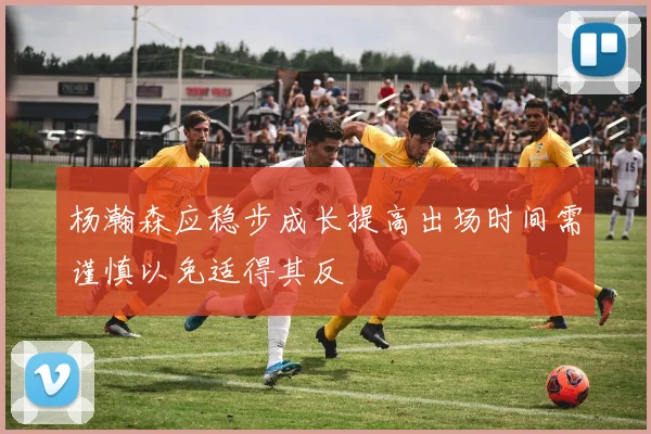 杨瀚森应稳步成长提高出场时间需谨慎以免适得其反